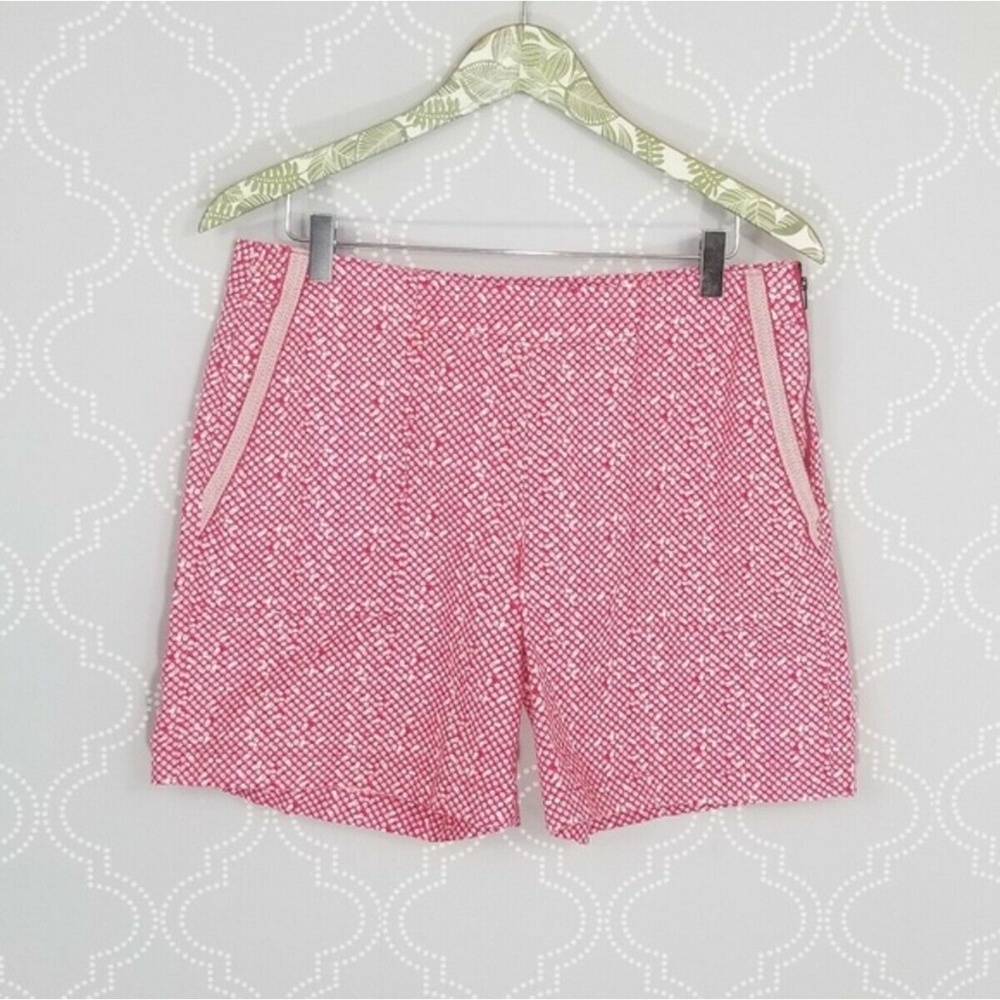 CAbi Picnic Polka Dot Stripe Shorts